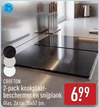 Aanbieding: 2-pack kookplaat-beschermer en snijplank