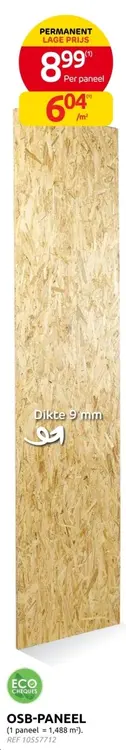 Promotie: OSB-paneel