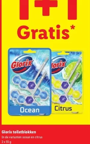 Aanbieding: Glorix toiletblokken