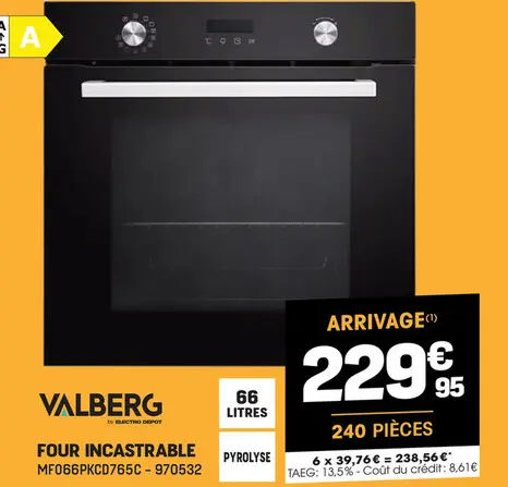 Offre: Four incastrable