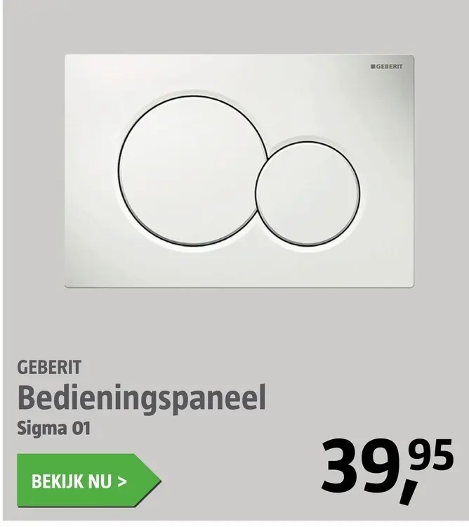 Aanbieding: Bedieningspaneel Sigma 01