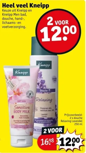 Promotie: Kneipp bad, douche, hand-, lichaams- en voetverzorging