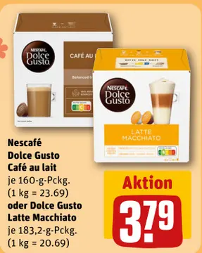 Aanbieding: Nescafé Dolce Gusto Café au lait oder Dolce G