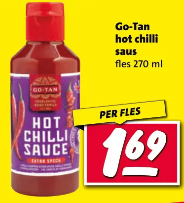 Aanbieding: hot chilli saus