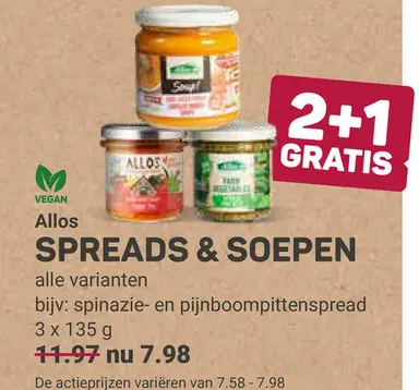Aanbieding: Spreads & soepen