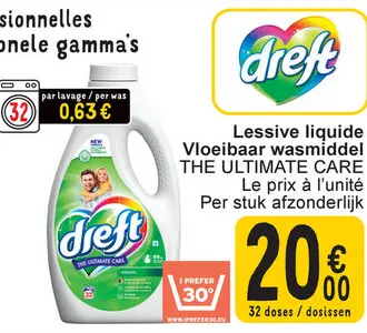 Offre: dreft THE ULTIMATE CARE