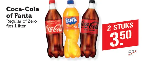 Aanbieding: Coca-Cola of Fanta