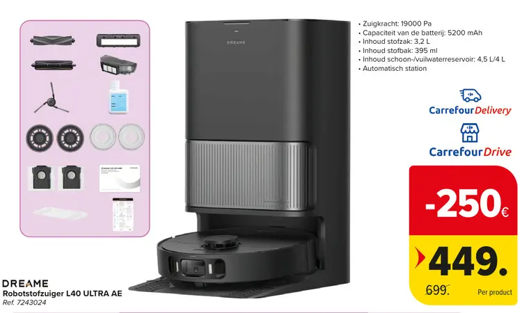 Promotie: Robotstofzuiger L40 ULTRA AE