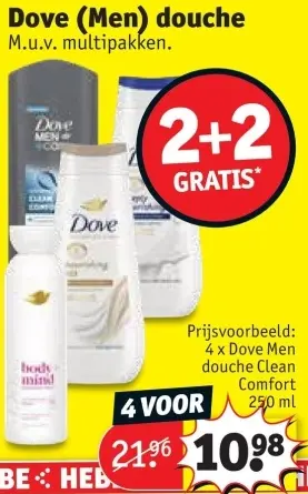 Promotie: Dove (Men) douche