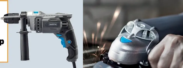 Promotie: Gamma boormachine en haakse slijper