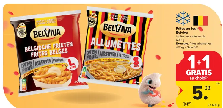 Offre: Frites au four