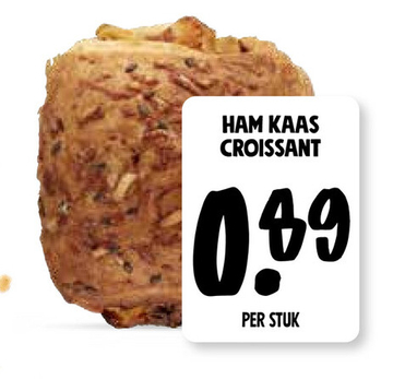 Aanbieding: HAM KAAS CROISSANT