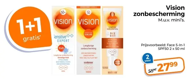 Aanbieding: Vision zonbescherming