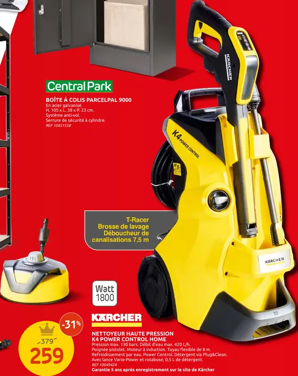 Offre: Nettoyeur haute pression K4 Power Control Home