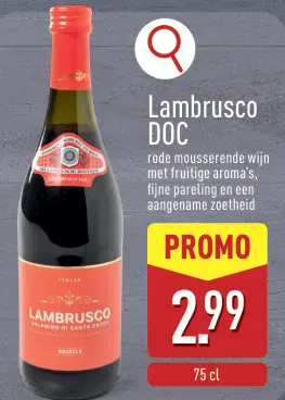 Promotie: Lambrusco DOC