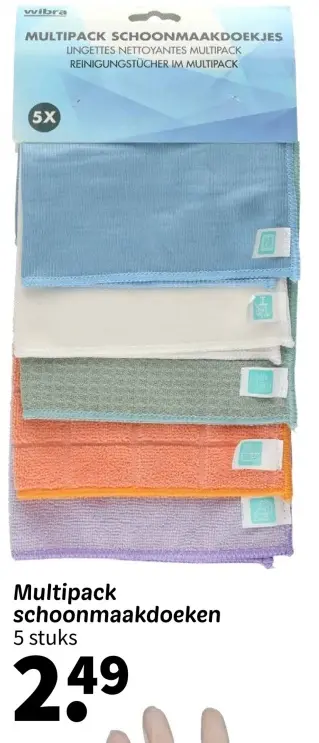 Promotie: Multipack schoonmaakdoekjes