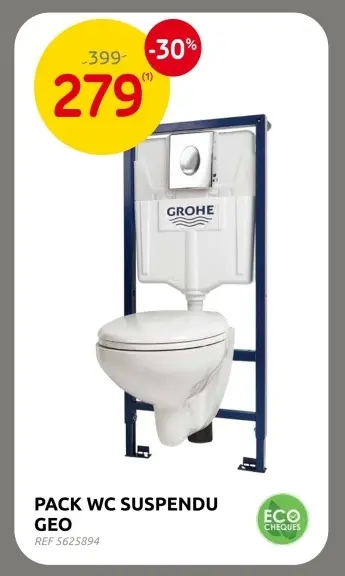 Offre: Pack WC suspendu geo