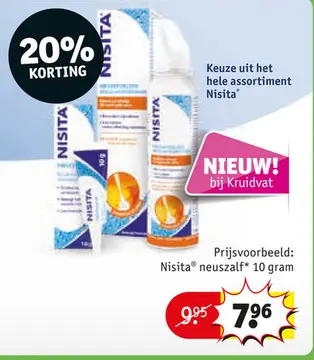 Aanbieding: Nisita neuszalf