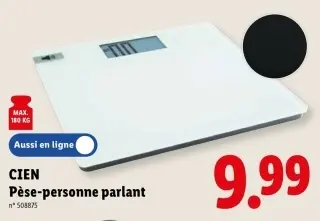 Offre: Pèse-personne parlant