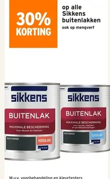 Aanbieding: Sikkens buitenlakken