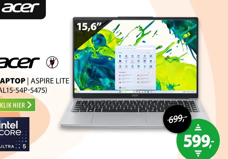 Aanbieding: Acer Aspire Lite (AL15-54P-5475)x