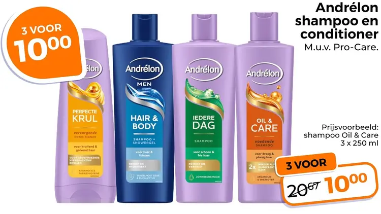 Aanbieding: Shampoo en conditioner