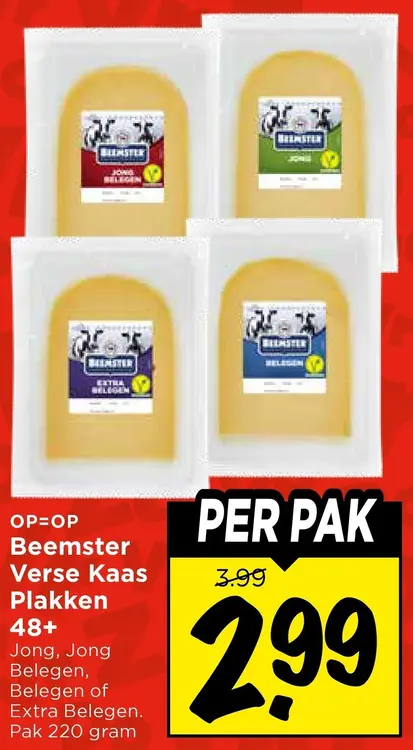 Aanbieding: Verse Kaas Plakken