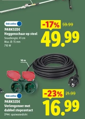 Aanbieding: Heggenschaar op steel