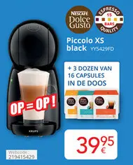 Promotie: Piccolo XS black