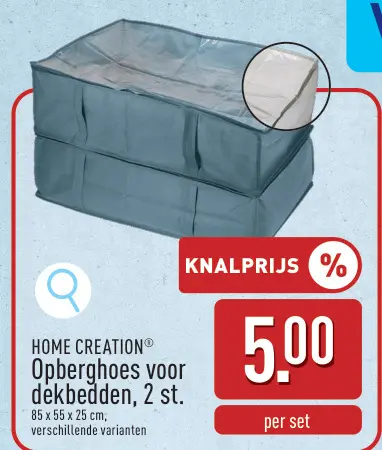 Promotie: Opberghoes voor dekbedden