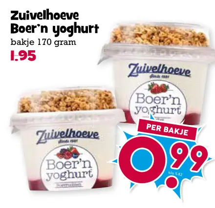 Aanbieding: Boer'n yoghurt