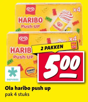 Aanbieding: Ola haribo push up