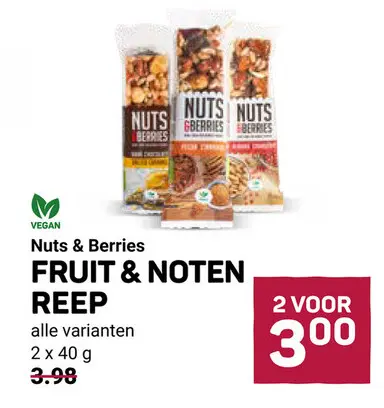 Aanbieding: Fruit & noten reep