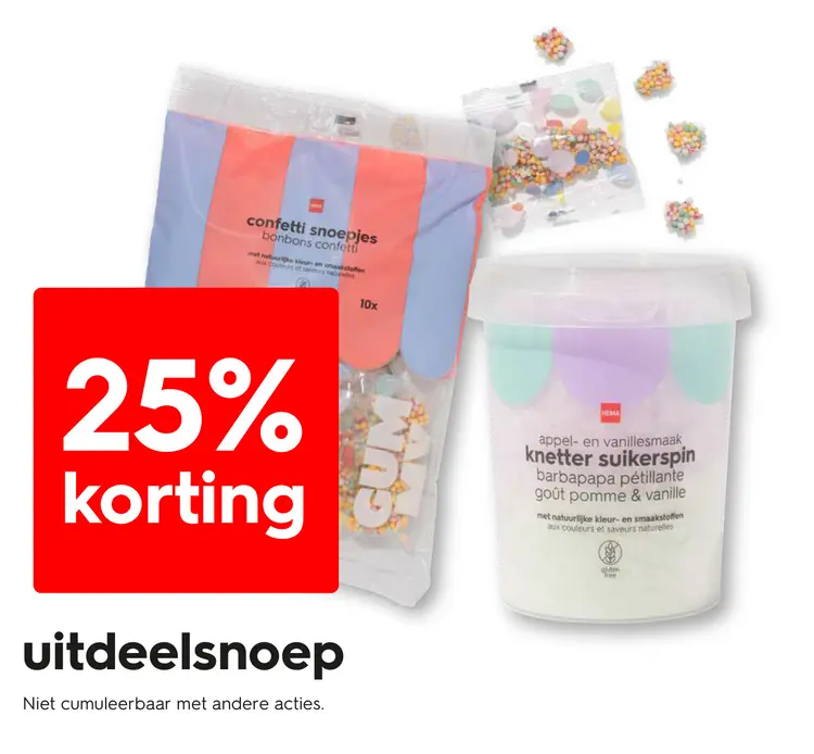 Promotie: Uitdeelsnoep