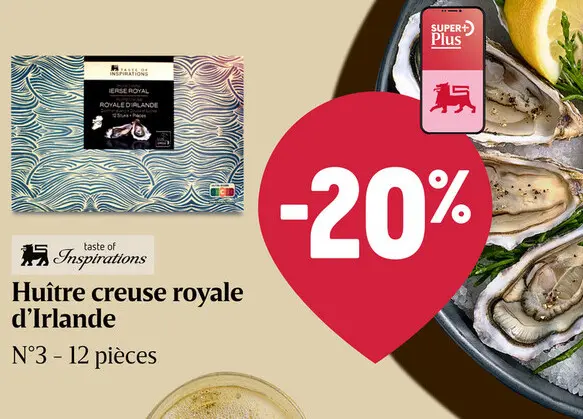 Offre: Huître creuse royale d'Irlande