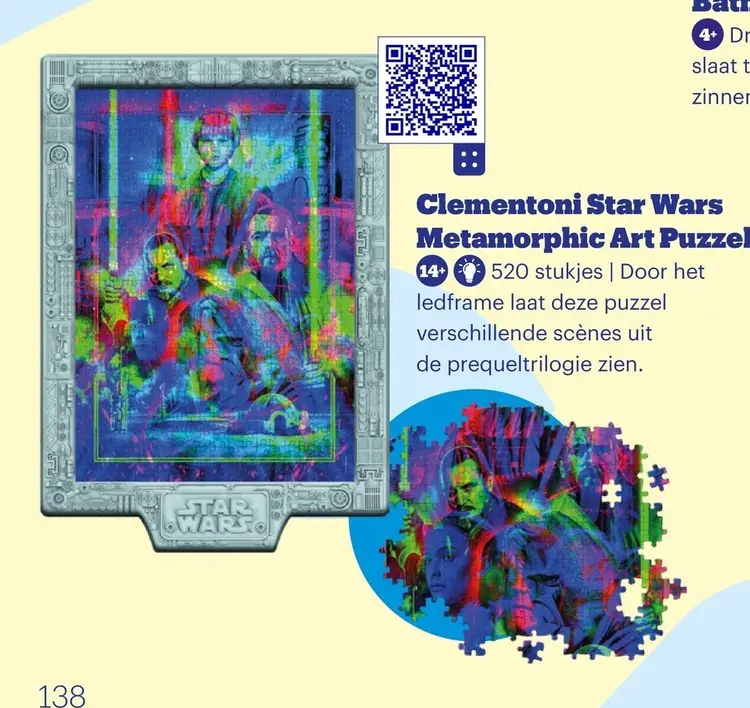 Promotie: Clementoni Star Wars Metamorphic Art Puzzel
