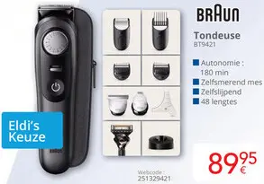 Promotie: Tondeuse BT9421