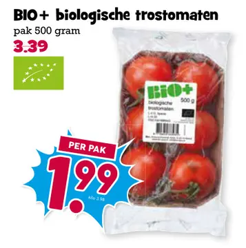 Aanbieding: BIO+ biologische trostomaten