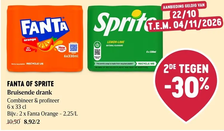 Promotie: Fanta of Sprite