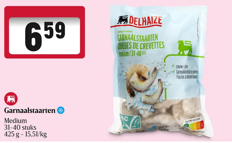 Aanbieding: Garnaalstaarten | M 31-40