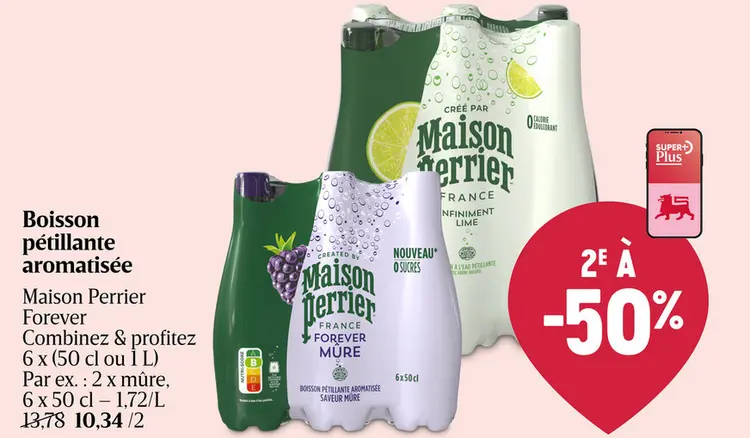 Offre: Eau aromatisée | Pétillante | Mûres | PET