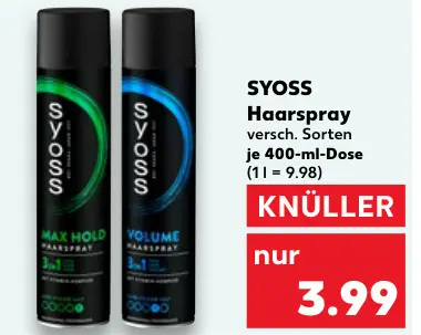 Aanbieding: Haarspray