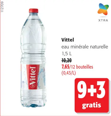 Offre: Eau minérale naturelle