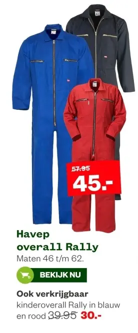 Aanbieding: overall Rally