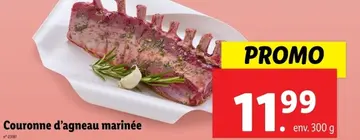 Offre: Couronne d'agneau marinée