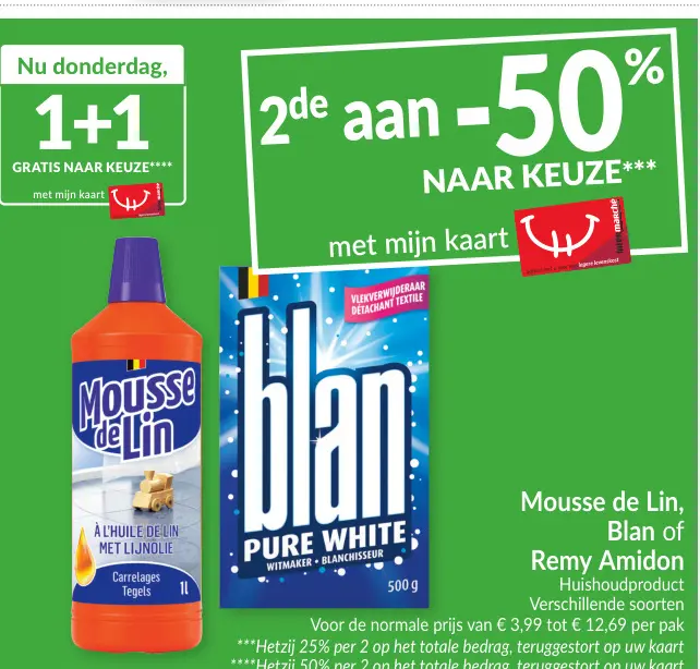 Promotie: Mousse de Lin, Blan of Remy Amidon