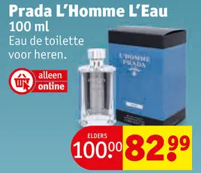 Aanbieding: Prada L'Homme L'Eau