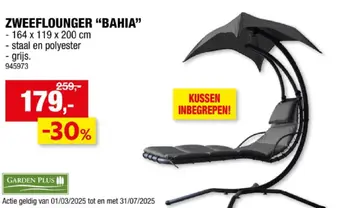 Aanbieding: Zweeflounger "bahia"