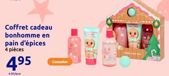 Offre: Coffret cadeau bonhomme en pain d'épices