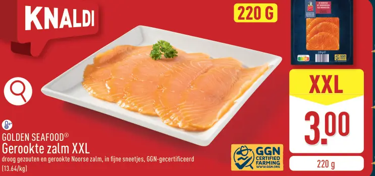 Aanbieding: Gerookte zalm XXL